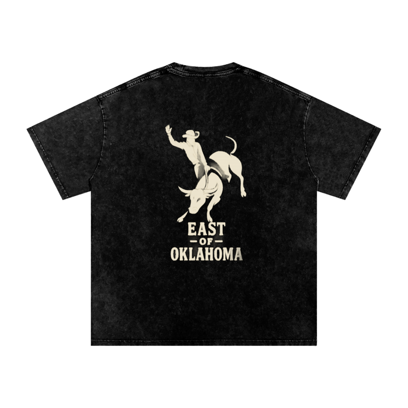 The Washed Bull Rider Tee | East of Oklahoma