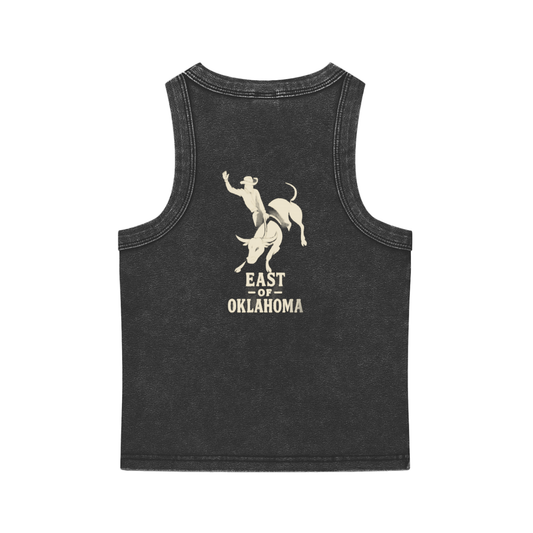 Bull Rider Washed Tank Top