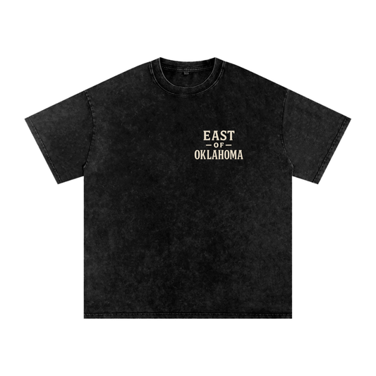 The Washed Bull Rider Tee | East of Oklahoma